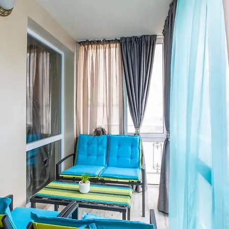 公寓 Blue тerrace Center 瓦爾納